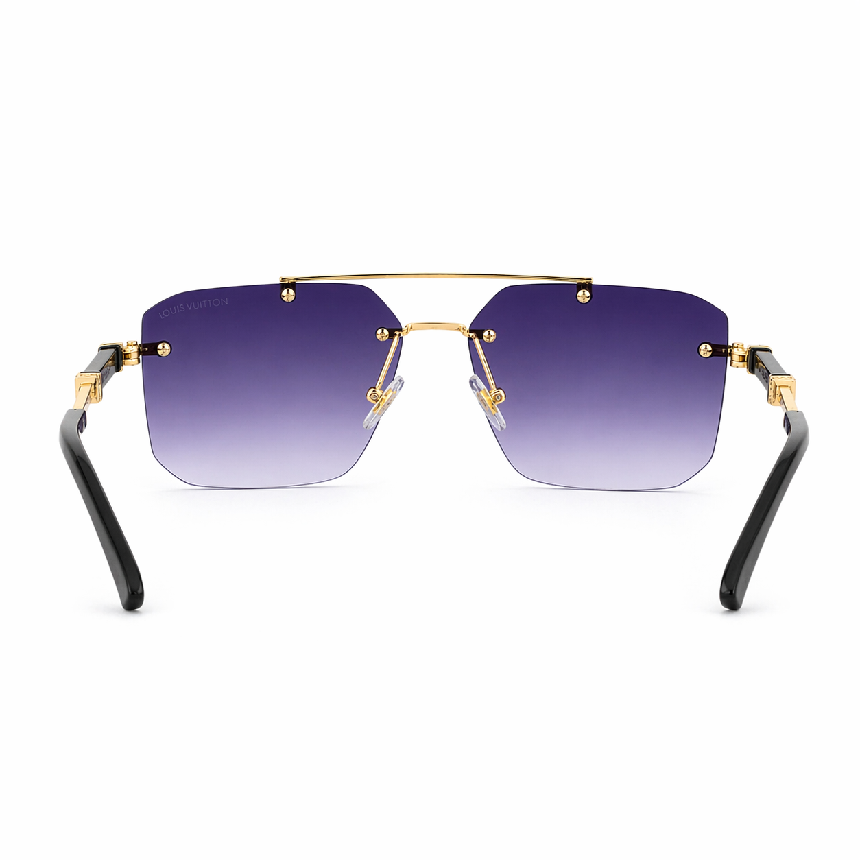 Louis Vuitton Luxury Gold Blue