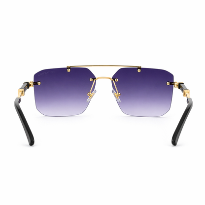 Louis Vuitton Luxury Gold Blue