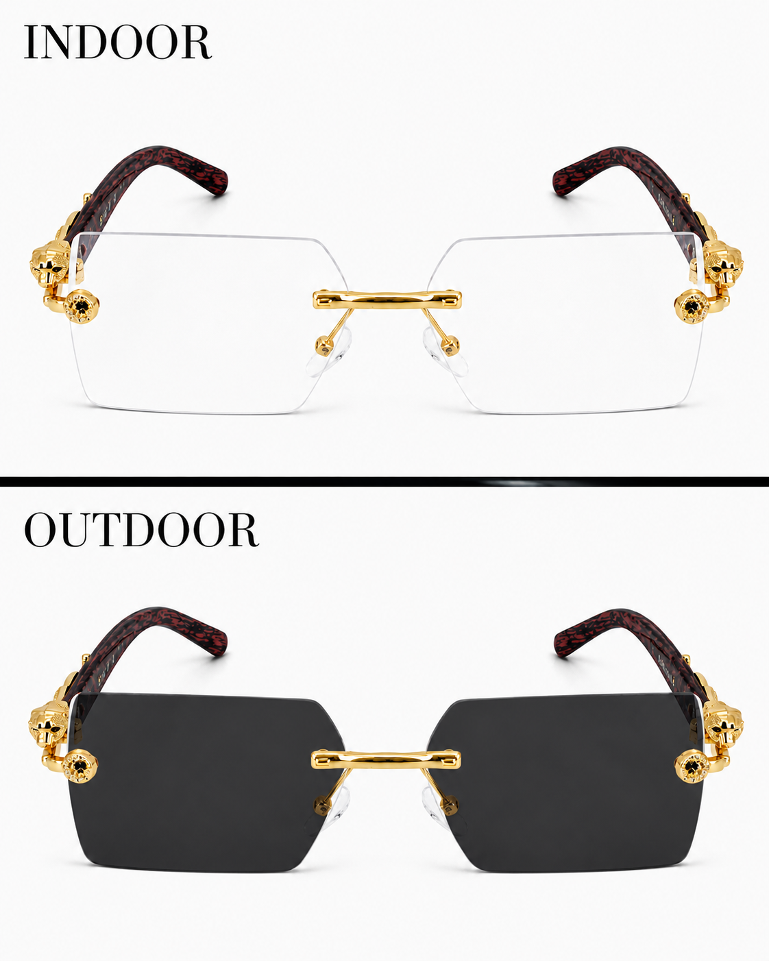 Magic Glasses - 1017 Gold Black