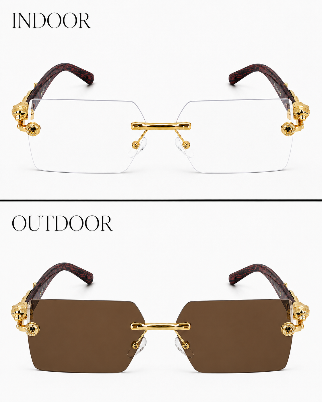 Magic Glasses - 1017 Gold Brown